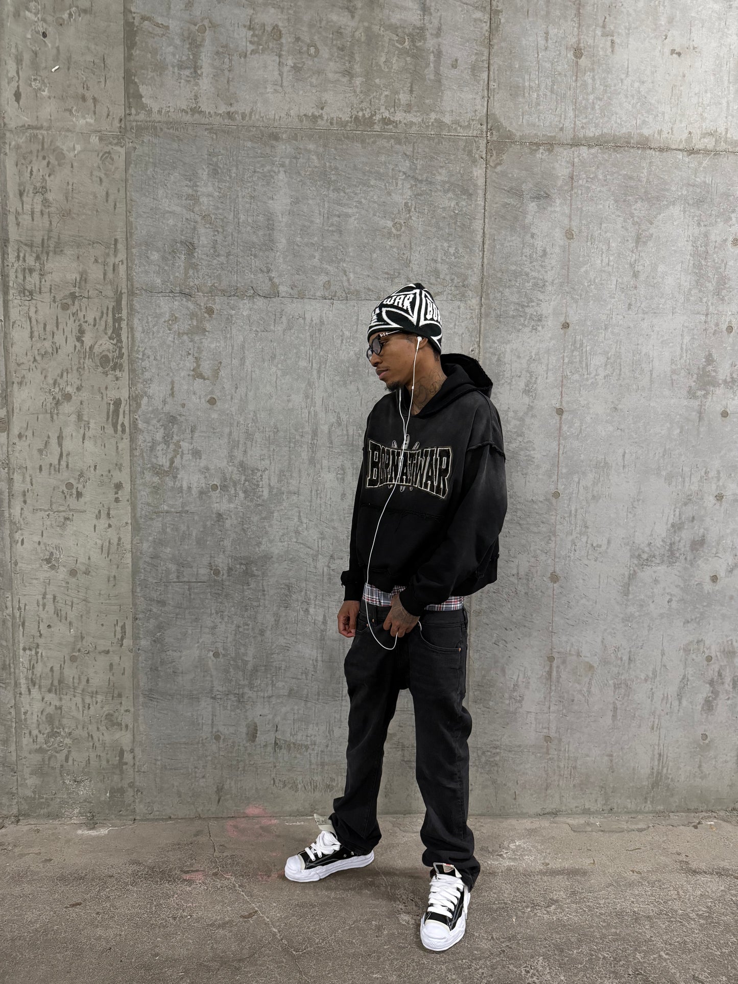 Black "Bullet" Hoodie